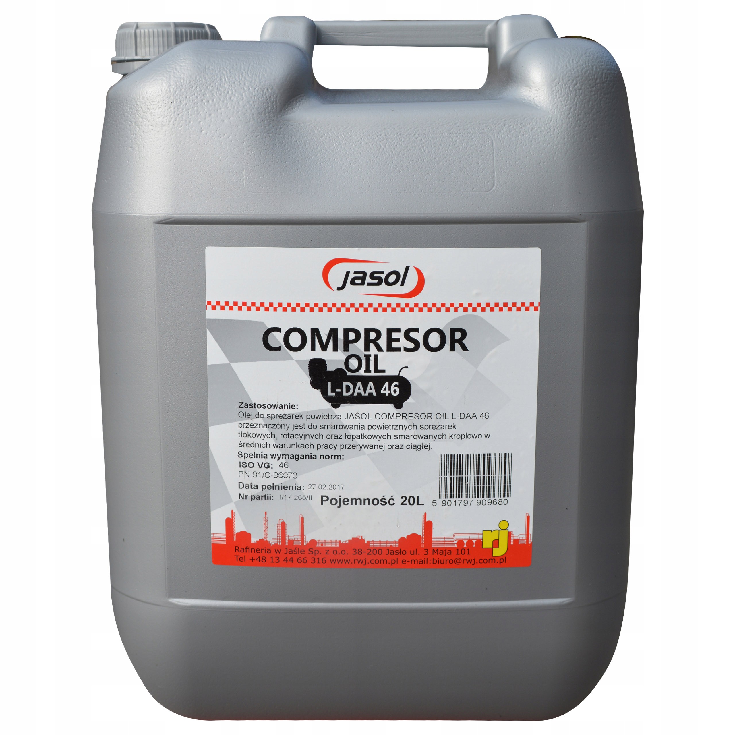 Масло для компрессора L-DAA 46 20L