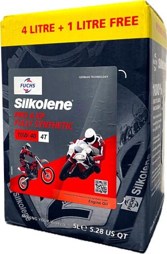 Мотоциклетна олива SILKOLENE PRO 4 10w40 XP 5л