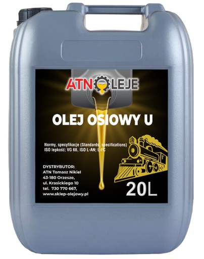 Масло для залізничних осей AXIAL U 20L - осьове у