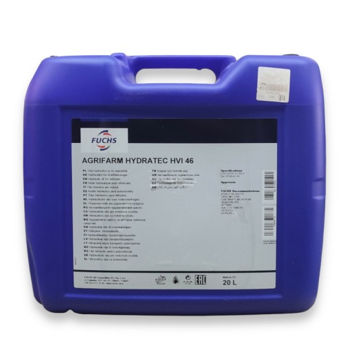 Гидравлическое масло FUCHS Agrifarm Hydratec HVI 46 20 л