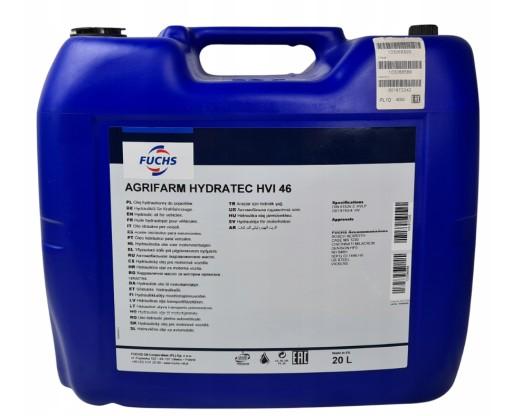 Гидравлическое масло Fuchs Agrifarm Hydratec HVI 46 20 л.