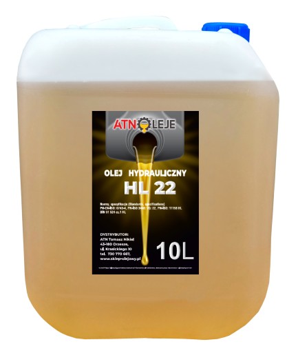 Гидравлическое масло HL 22 10L - L-HL 22 - VG 22 - DIN 51 524 cz.1 HL