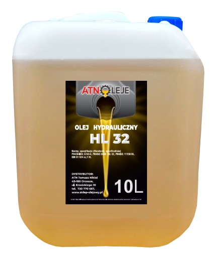 Гидравлическое масло HL 32 10L - L-HL 32 - VG 32 - DIN 51 524 cz.1 HL
