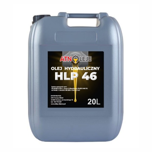 Гидравлическое масло HLP 46 20L - Hm/HLP 46-VG 46-DIN 51 524 cz.2 HLP