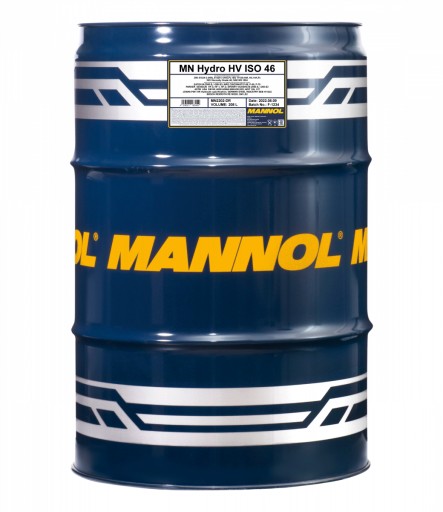 Гидравлическое масло MANNOL HYDRO HV 46 208L