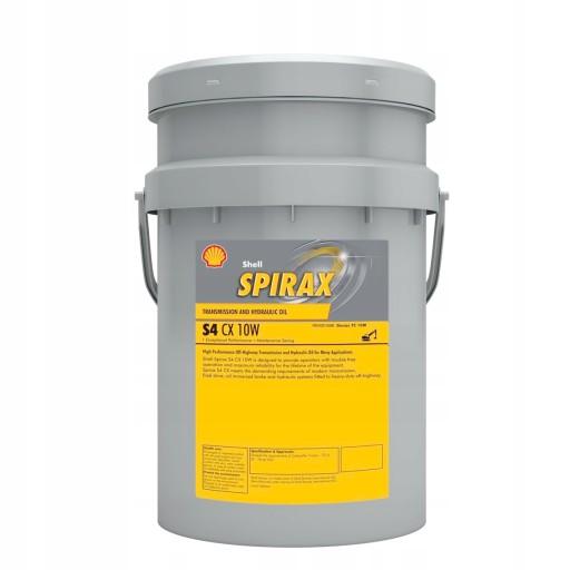 Олива гідравлічна SHELL SPIRAX S4 CX 10W 20л