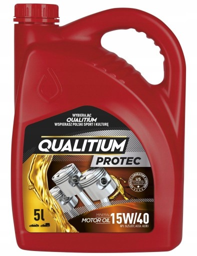 Минеральное масло Qualitium Protec 5L 15W-40