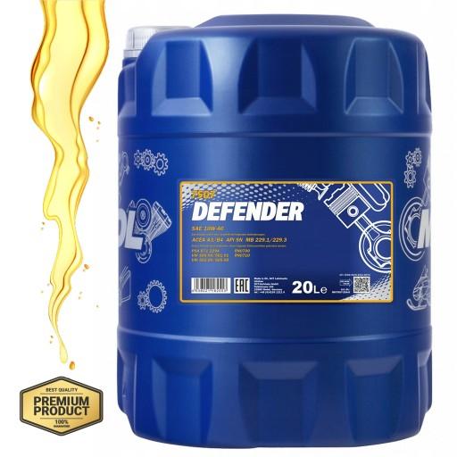 Напівсинтетична моторна олива MANNOL DEFENDER 10W4