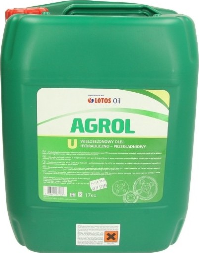Agrol U 20L 17kg гидравлическое трансмиссионное масло