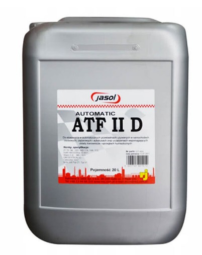 Трансмиссионное масло ATF II D 20L jasol-бизнес