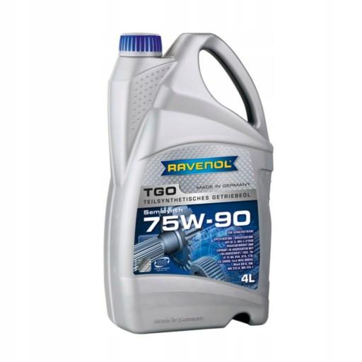 Трансмиссионное масло RAVENOL TGO 4L SAE 75W90