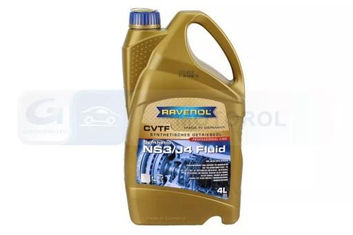 Масло cvtf ravenol ns3/j4 4л - ravenol rav1211132-004