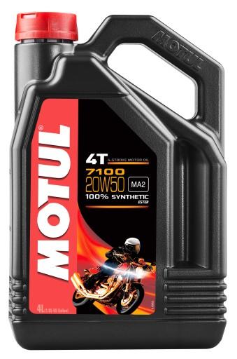 Моторное масло 20W50 MOTUL 7100 ESTER 4T 4L