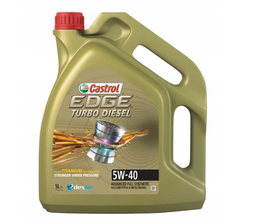 Моторное масло 5W40 CASTROL EDGE Turbo DIESEL 5л.