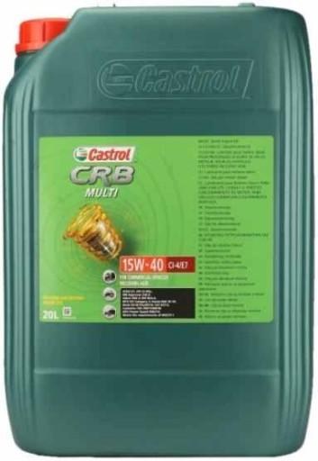 Моторна олива CASTROL 15W40 20L CRB MULTI CI-4