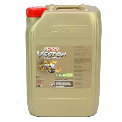 Моторна олива CASTROL VECTON LONG DRAIN E6/E9 20л