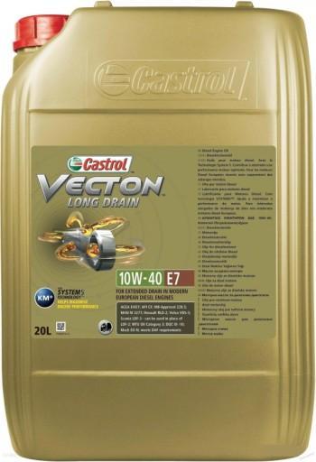 Масло моторное Castrol Vecton LD E7 10W40 20 л.