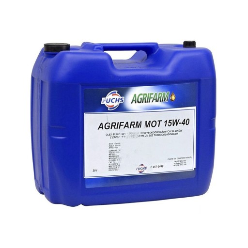Моторное масло Fuchs Agrifarm Mot 15W-40 20l