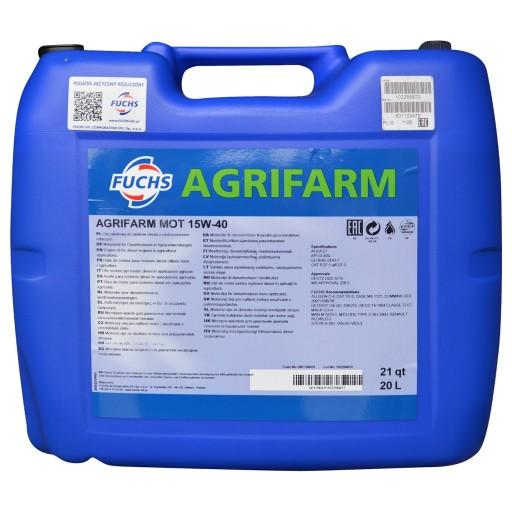 Моторное масло Fuchs Agrifarm Mot 20 л 15W-40