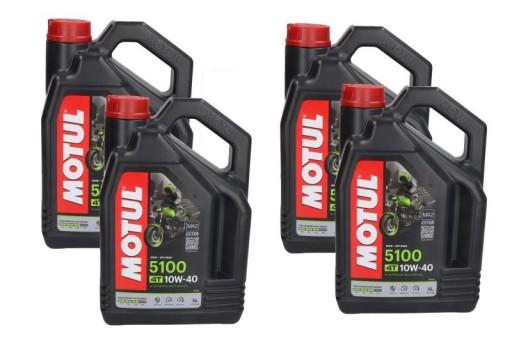 Моторна олива MOTUL 5100 10W40 4X4L 104068