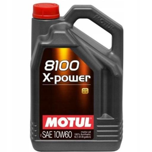 Моторное масло MOTUL 8100 X-POWER 10W60 5л.