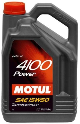Моторное масло Motul 4100 POWER 15W50 5л.