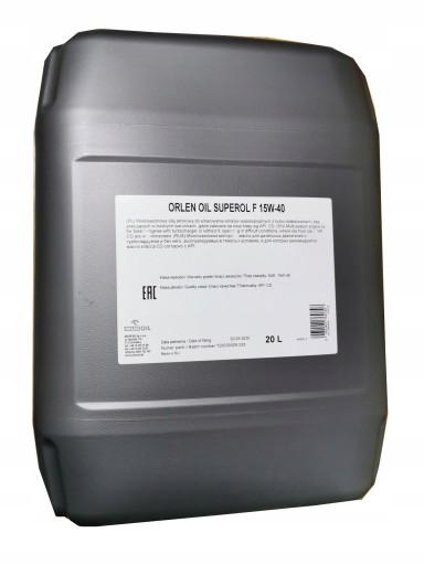 Моторна олива ORLEN SUPEROL FALCO CD 15W40 20л