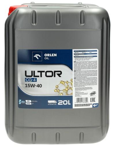 Масло моторное PLATINUM ULTOR CG-4 15W-40 20л.