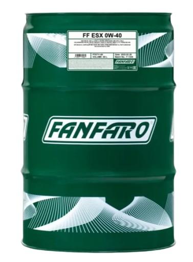 ПРЕМИУМ 0W-40 ESX 208L FANFARO моторное масло BMW VW PORSCHE A40 GM ACEA A3