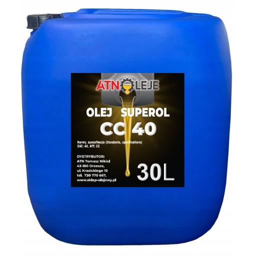 Масло моторное SUPEROL CC 40 30л.
