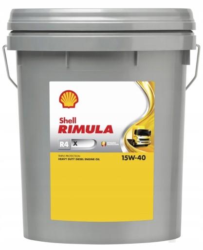 Моторное масло Shell Rimula R4 X 15W-40 20л.