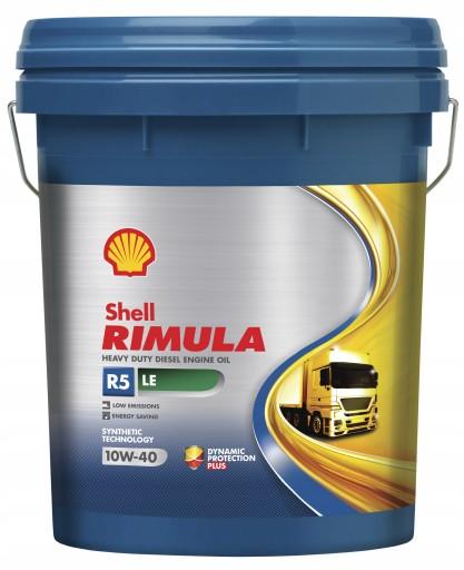 Моторна олива Shell Rimula R5 LE 10W-40 20л