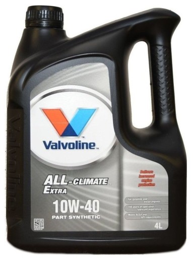 Моторне масло Valvoline ALL CLIMATE 4 l 10W-40