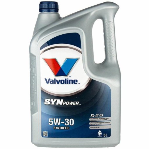 Моторне масло Valvoline SYNPOWER 5W30 XL-III C3 масло 5w-30 5 l 5W-30