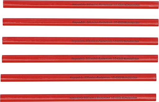 Олівці столярні 250 мм 6 шт BGS