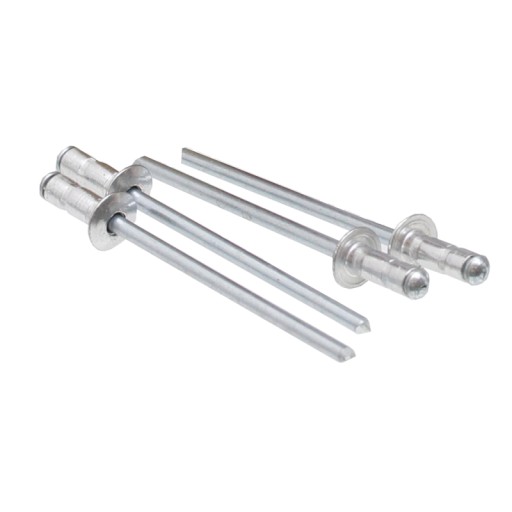 В упаковке 500 потайных заклепок с плоской головкой 4x9,5.