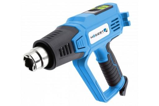 Теплова гармата 2000W 600°C LCD Hogert HT2C552 4 насадки