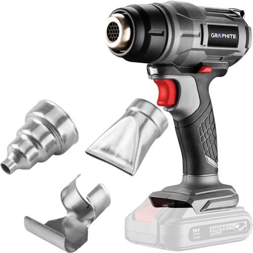 Теплова гармата Energy+ 18В, Li-Ion, температурний діапазон 550oC, без