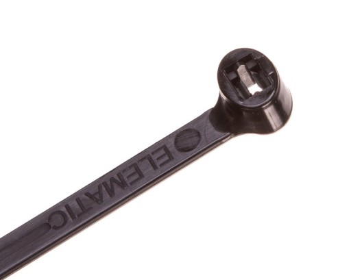 Кабельная стяжка 290х4,5 черная UV 2-LOCK стальные зубцы BMTN3048 /100шт/