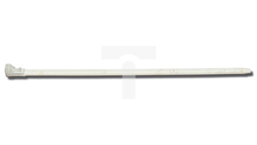 Кабельная стяжка двойная петля белая 300х4,8мм BMDB3048 /100шт/