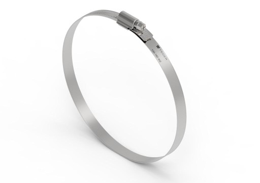 Хомут черв'ячний 140-160 НЕРЖАВІЮЧИЙ, ширина 12мм, ПОСИЛЕНИЙ ТЕГЕР