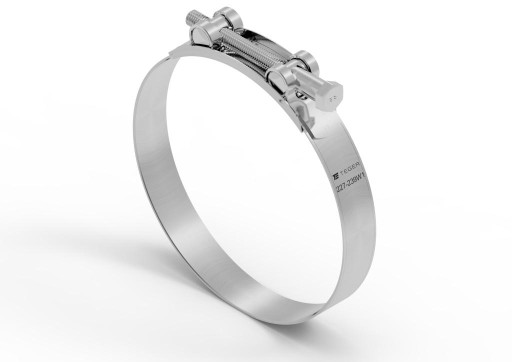 T-GBS-W1-227-239 - Хомут GBS 227-239 (хомут W1 - оцинкована сталь) ширина 26мм ТЕ