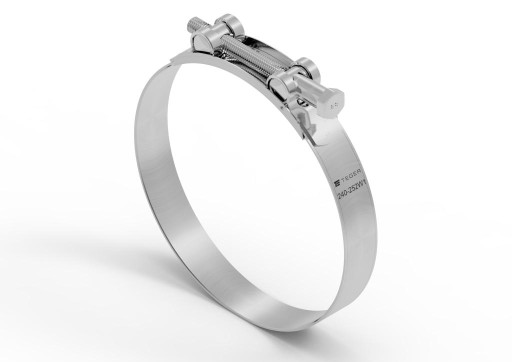 T-GBS-W1-240-252 - Хомут GBS 240-252 (хомут W1 - оцинкована сталь) ширина 26мм ТЕ