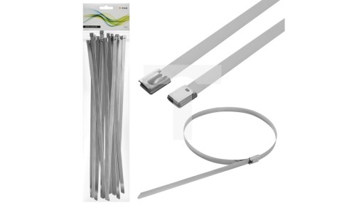 Хомут стальной 7,9х840 INOX 304 /20шт/