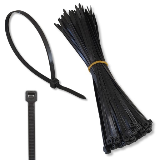 9. 0X780 черный УФ тритий кабельные стяжки