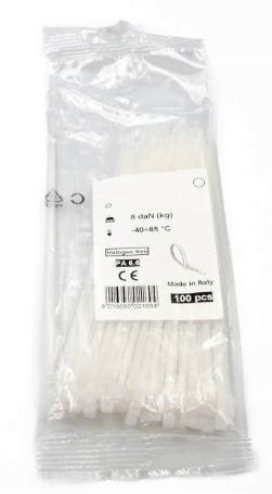 Кабельні стяжки Кабельні стяжки Кабельні стяжки 7,5 мм х 365 мм 100шт STRONG білий