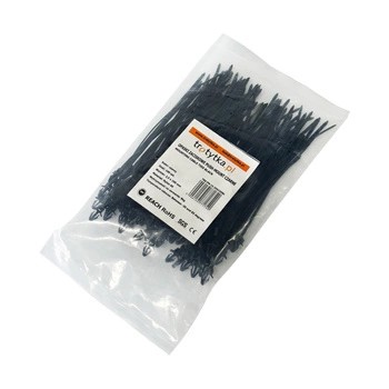 Кабельні стяжки PUSH-MOUNT Кабельні стяжки 2,5 x 150 мм, чорні