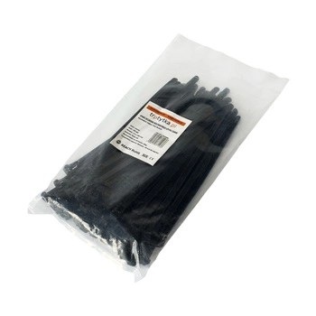 Кабельні стяжки Багаторазові кабельні стяжки 7,2 х 200 мм, чорні