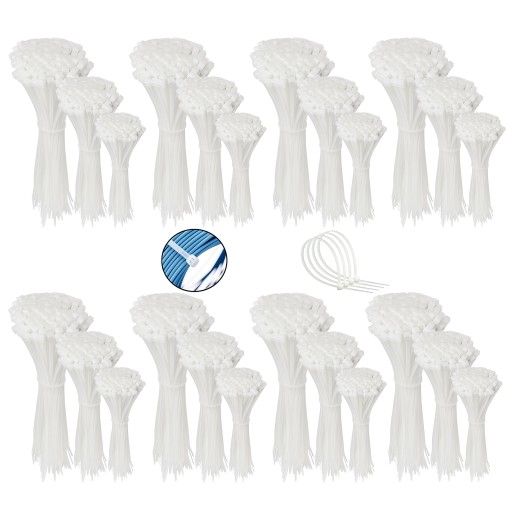 Стяжки, стяжки білі 2,5 мм 2400 шт