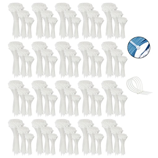 Стяжки, стяжки білі 2,5 мм 6000 шт